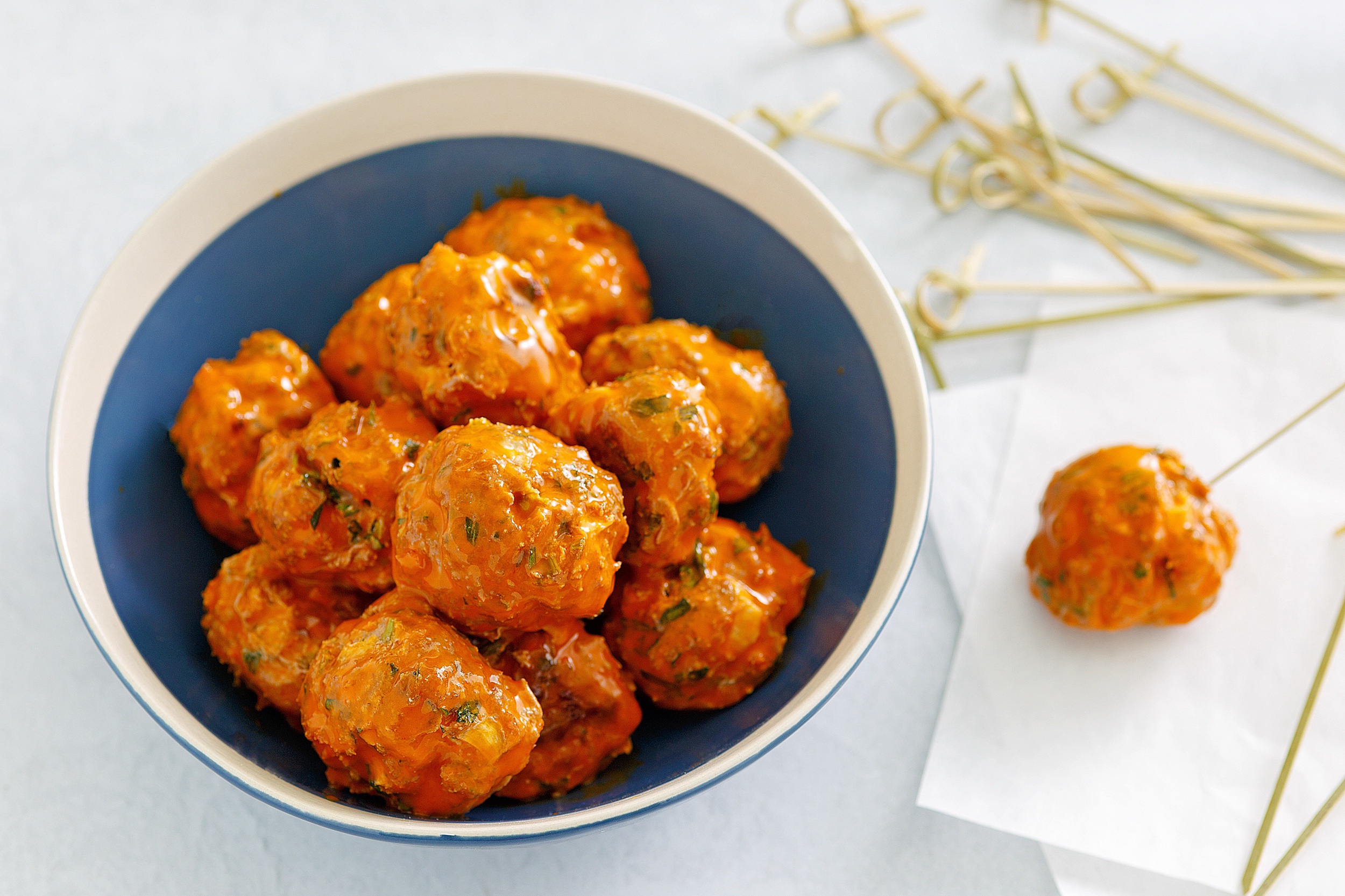 Spicy Buffalo Chicken Meatballs | The Paleo Diet®