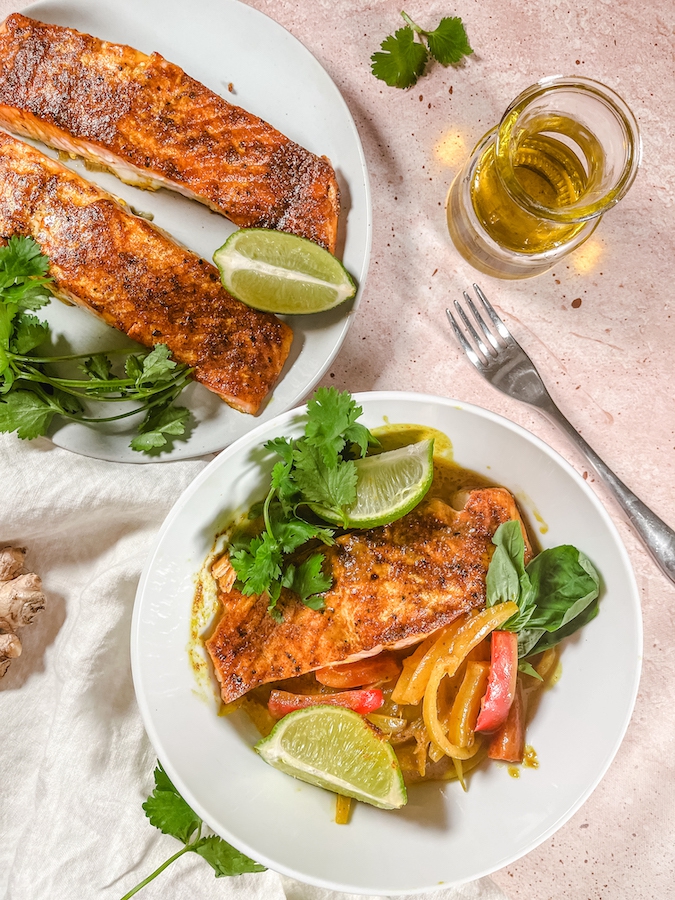 Curry Salmon Bowl Recipe